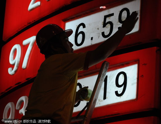 發(fā)改委宣布29日零時(shí)起汽柴油價(jià)格每噸降低220元