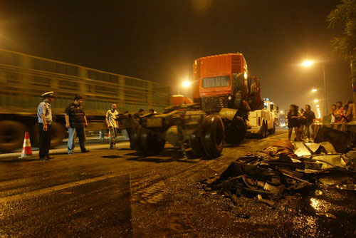 北京東五環交通事故已造成7死1傷 交通已經恢復