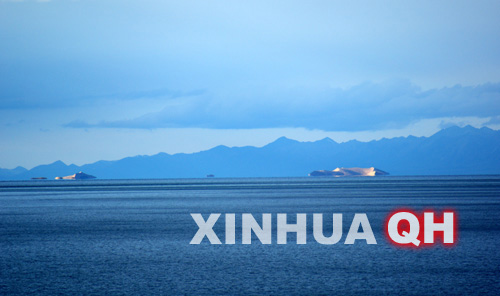 青海湖驚現“海市蜃樓”奇觀[組圖]