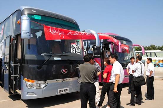 大金龍領跑唐山團體車市場