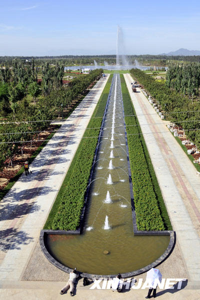北京最大“花園”初露真容[組圖]