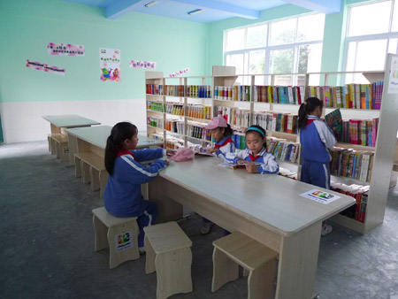 多彩圖書室點亮地震災區孩童人生(組圖)