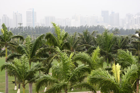 “凱薩娜”來勢洶涌 海南經受風雨洗禮(圖)