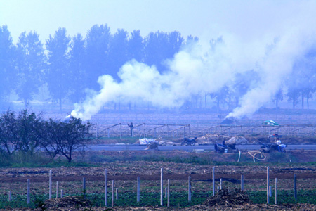 農民燒秸稈污染何時了？