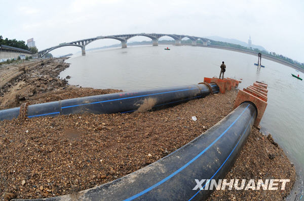湘江枯水 300萬居民飲水受威脅