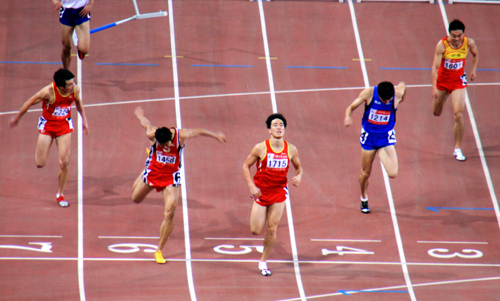 飛人劉翔奪得全運會110米欄冠軍[圖]