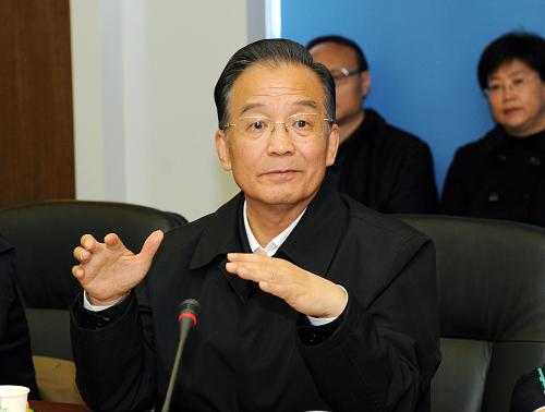 溫家寶到北京兒童醫院考察甲型流感防控工作