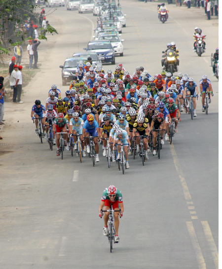 環島賽第三賽段烏克蘭選手維塔利·巴茨仍然保持總成績第一