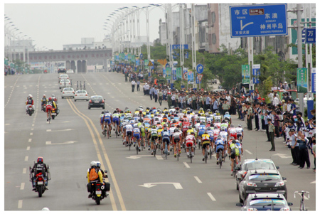 環島賽第三賽段烏克蘭選手維塔利·巴茨仍然保持總成績第一