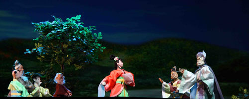 海峽兩岸木偶藝術(shù)團同臺獻藝(組圖)