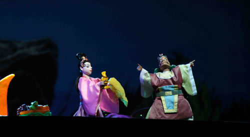 海峽兩岸木偶藝術(shù)團同臺獻藝(組圖)