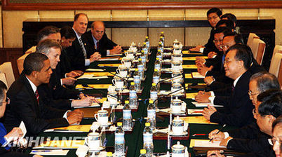 溫家寶晤奧巴馬：中美互信則進 猜忌則退