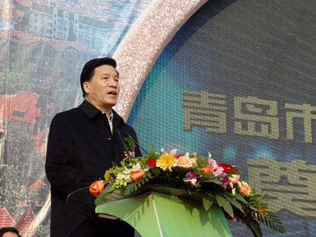 青島地鐵建設(shè)工程舉行奠基儀式（組圖）