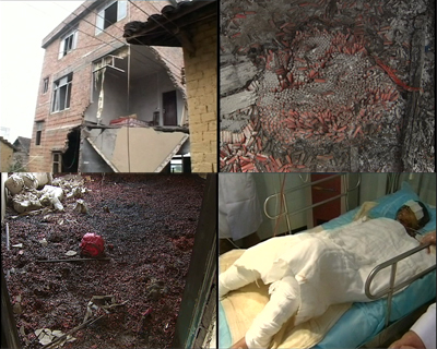 廣西鞭炮黑作坊童工調(diào)查:留守兒童一天只掙1元錢